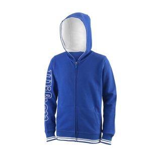 Wilson Bluza z kapturem Team II Full Zip niebieska dla dzieci